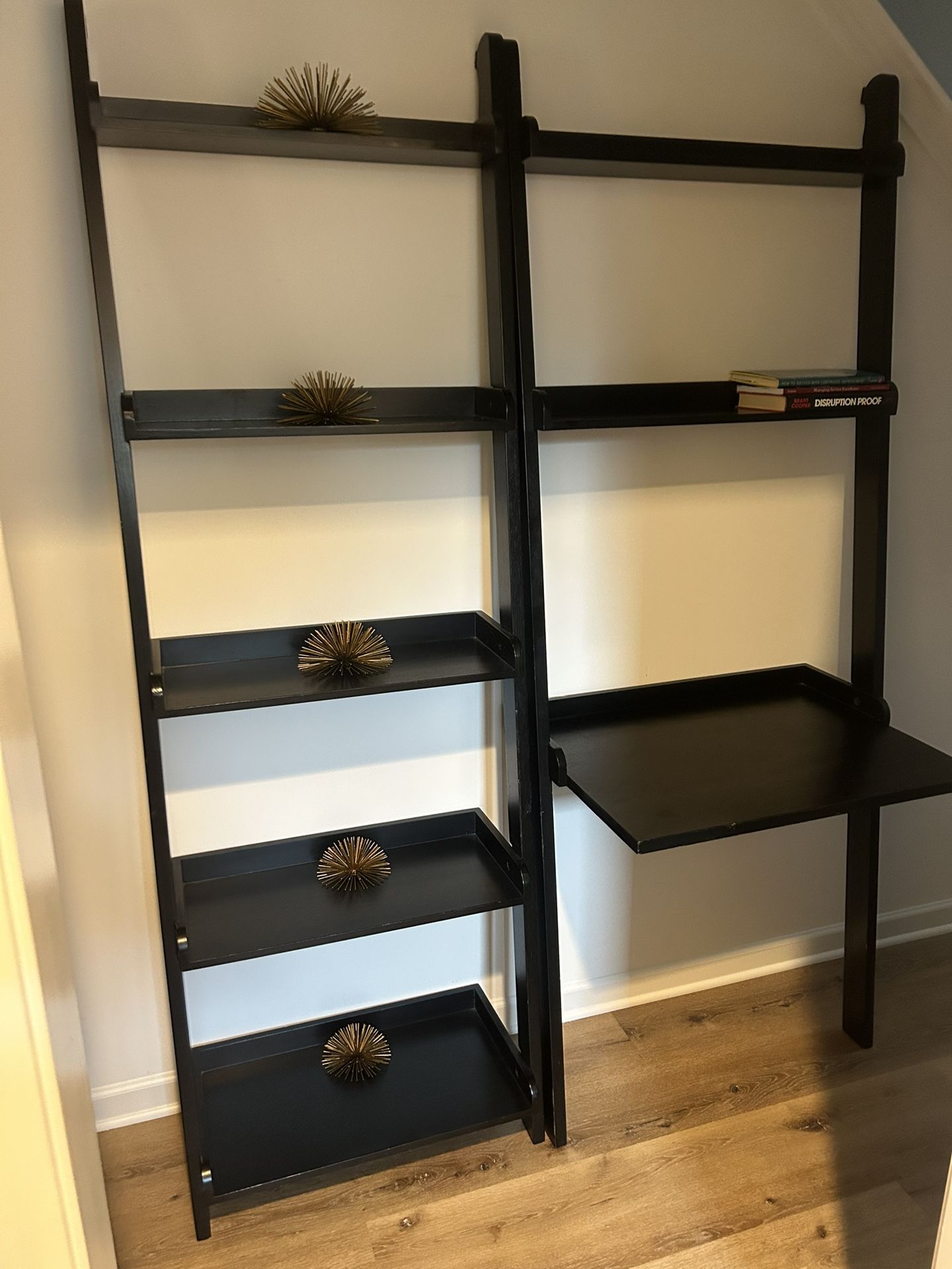 Leaning Shelves