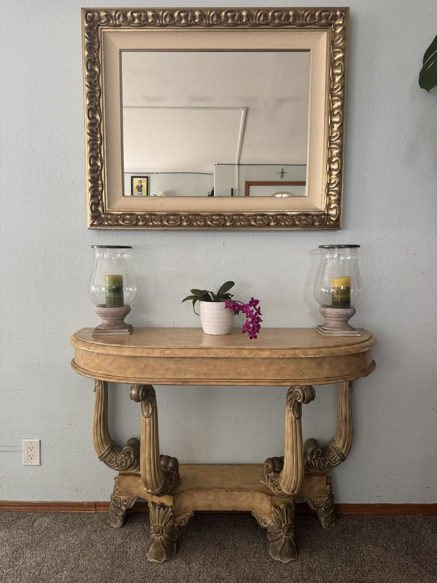 Mirror And Entry Way Table