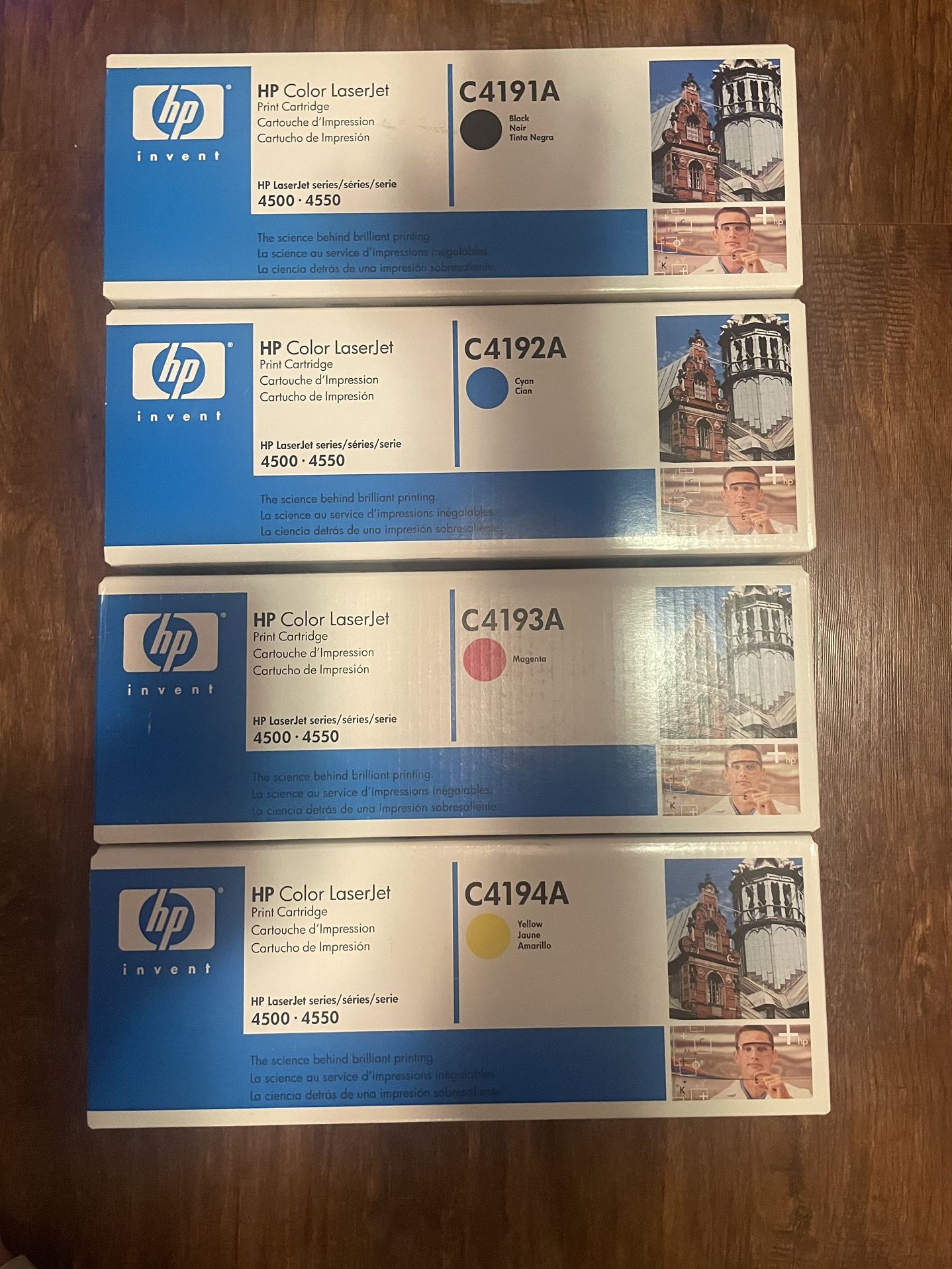 NEW UNOPENED - HP 4 Piece Toner Lot