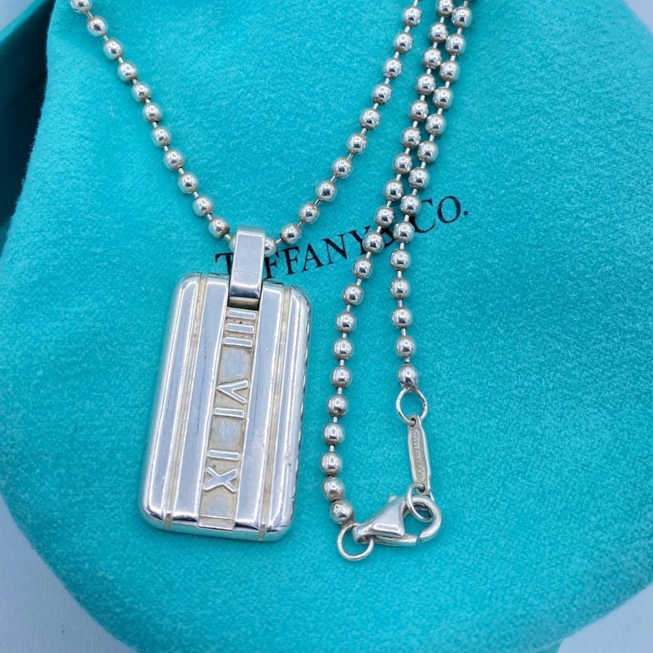 Tiffany & Co. Silver Sterling Pendant Necklace