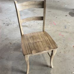 Rubber Wood World Market Chairs X4 With Cushions