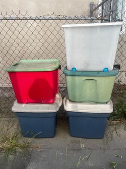 Plastic boxes