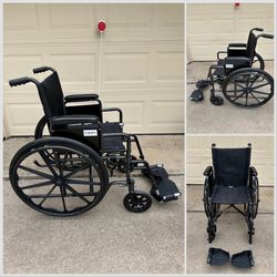 Dalton eLite 16” Wheelchair With Leg Rests And Anti-Tippers