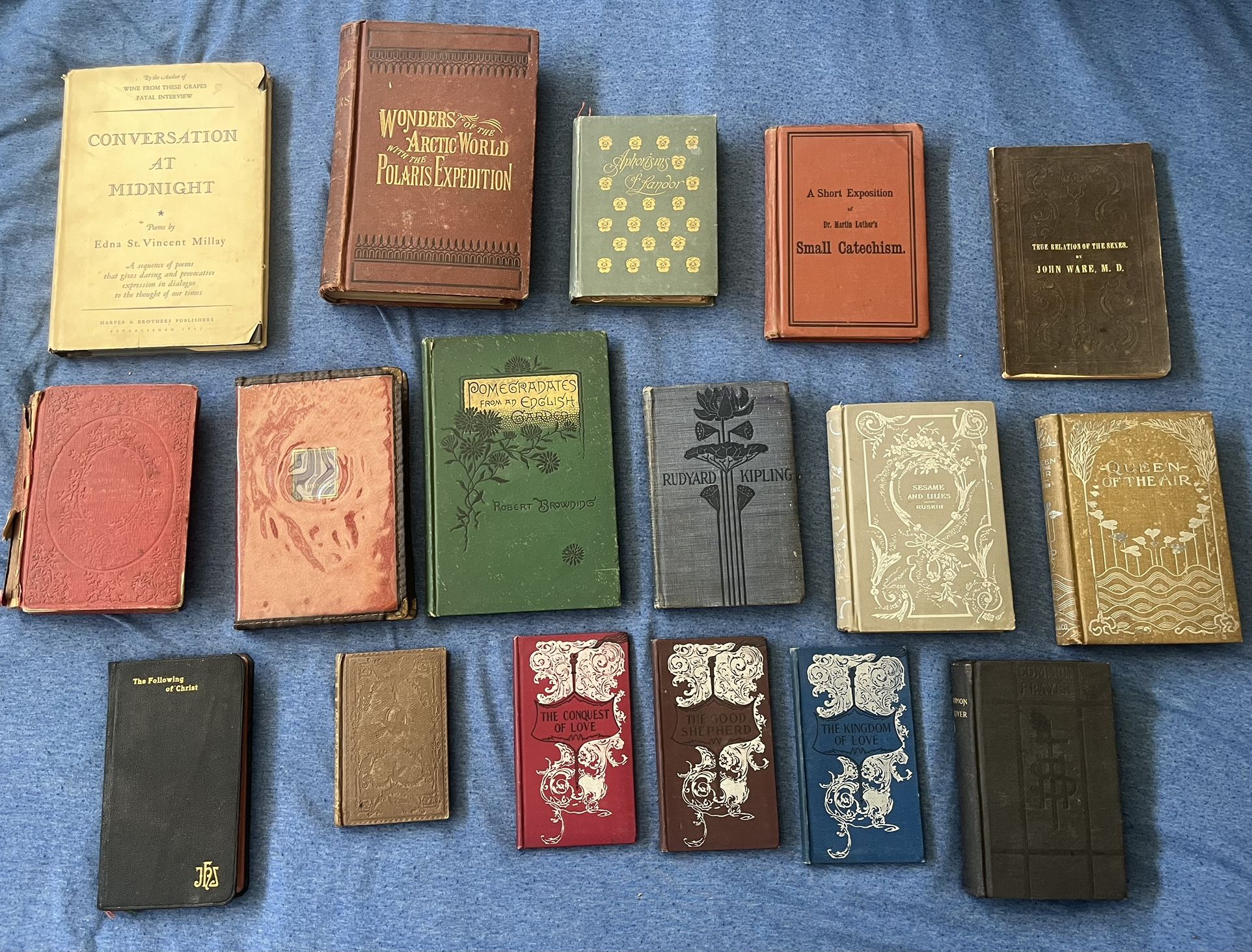 Antique Assortment Of Books
