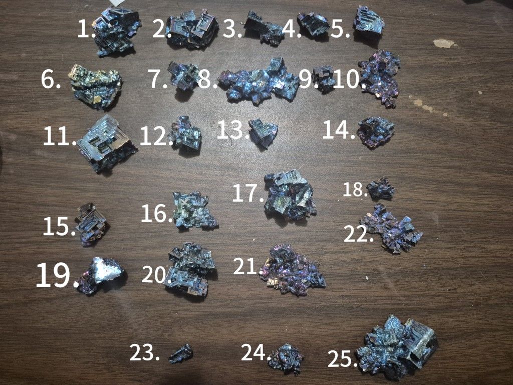 Bismuth Crystals
