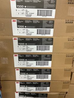 3M BLACK 7200 20” Stripping Pads