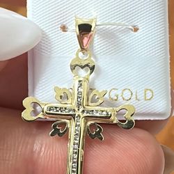 10k Gold Cross 