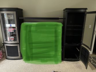 Entertainment Center Cabinet TV Shelf