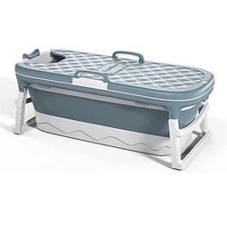 Brand new in the box Portable Folding Tub Soaking Bathtub Bathroom SPA Bath for Adults Home Shower (E4)