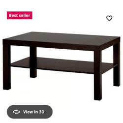 Coffee Table With Lower Shelf ($17) -- IKEA