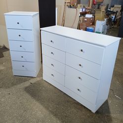 White Dresser set