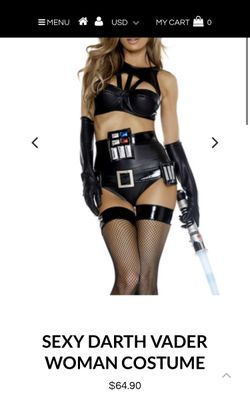 Sexy Darth Vader costume