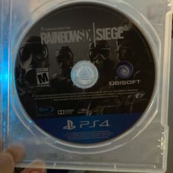 PS4 RainbowSix Siege CD