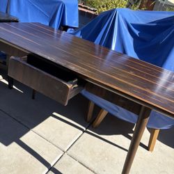 Mid-Century Style Wood Desk – 48"x26"