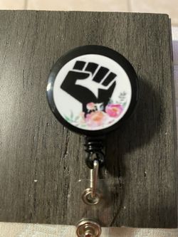 Black lives matter badge reel