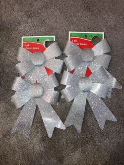 Christmas Glitter Bows!