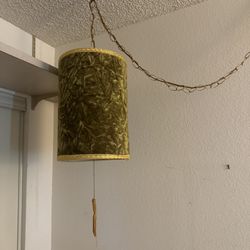 MCM hanging selling lamp Vintage In Good Working Condition