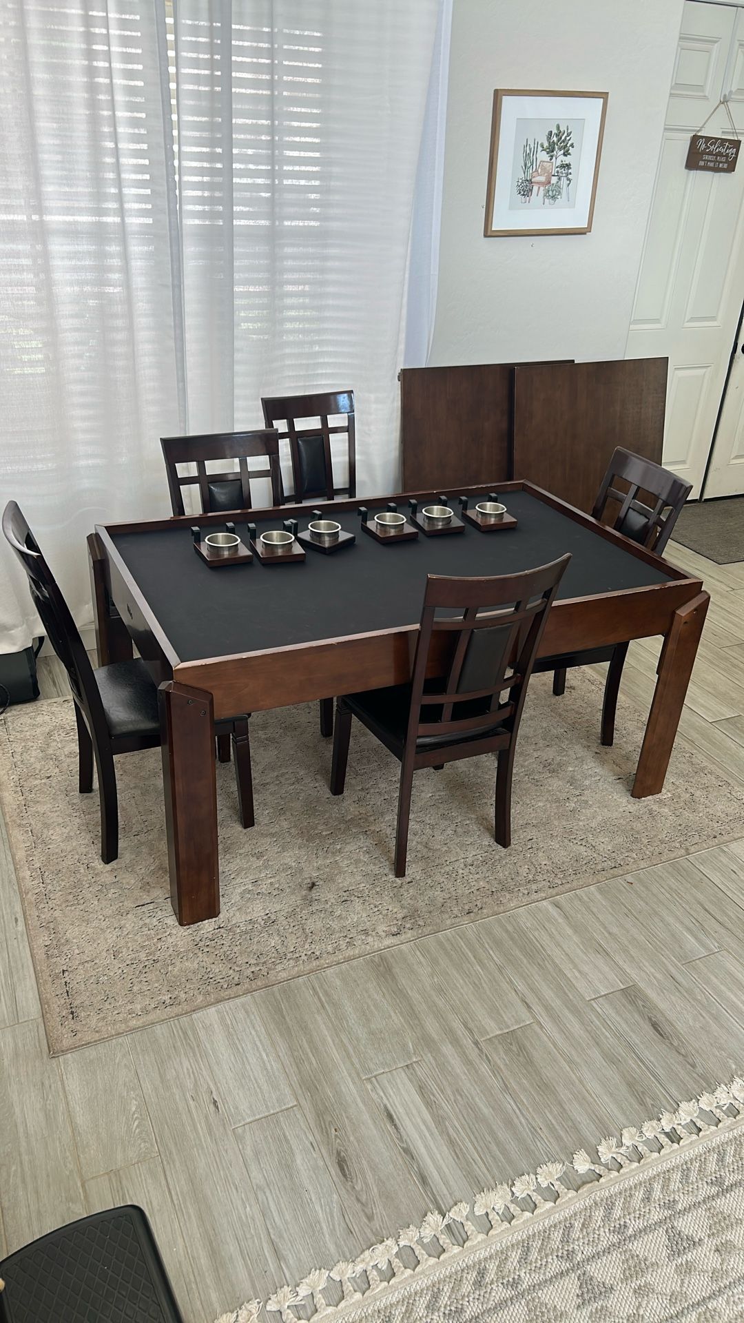 NILO Board Game Table (with Table Toppers & Cup Holders)