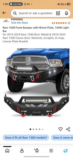 Dodge Ram Front Bumper