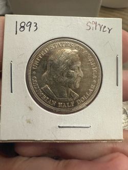 1893 Columbian Half Dollar Silver Coin