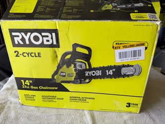 Ryobi 14” 2-cycle gas chainsaw used only once
