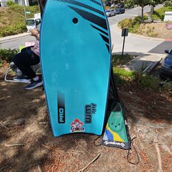 Brand New Boogie Board And fins
