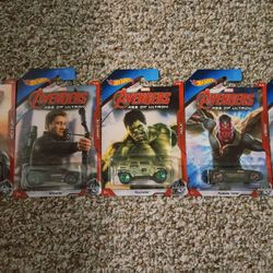 HOT WHEELS AVENGERS AGE OF ULTRON COLLECTION