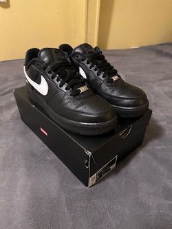 Nike Air Force Low 1 Supreme Black White