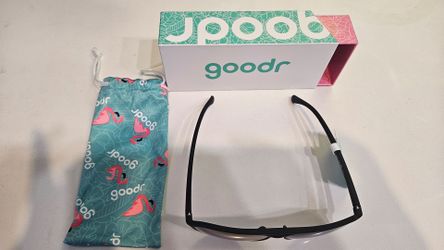 Goodr Operation Blackout Sunglasses Black Polarized w/ Box & Pouch New $40