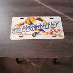 1980's Coors Light WV License Plate 