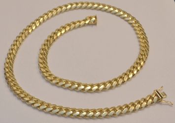 10K Yellow Gold Miami Cuban Link Chain 9.3mm 24in 142.9g