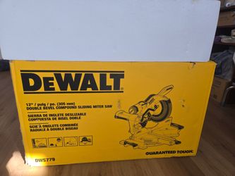 DEWALT 12"/Pulg/po (305mm)DOUBLE BEVEL pound SLIDING MITER SAW New