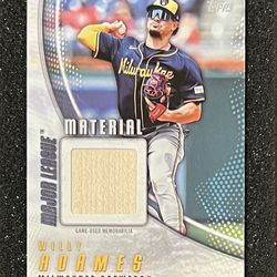 2025 Topps 1 Major League Material Relic Willy Adames #MLM-WA, Milwaukee Brewers