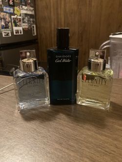 Calvin Klein Eternity, Eternity Aqua, & Davidoff Cool Water Men's Colognes