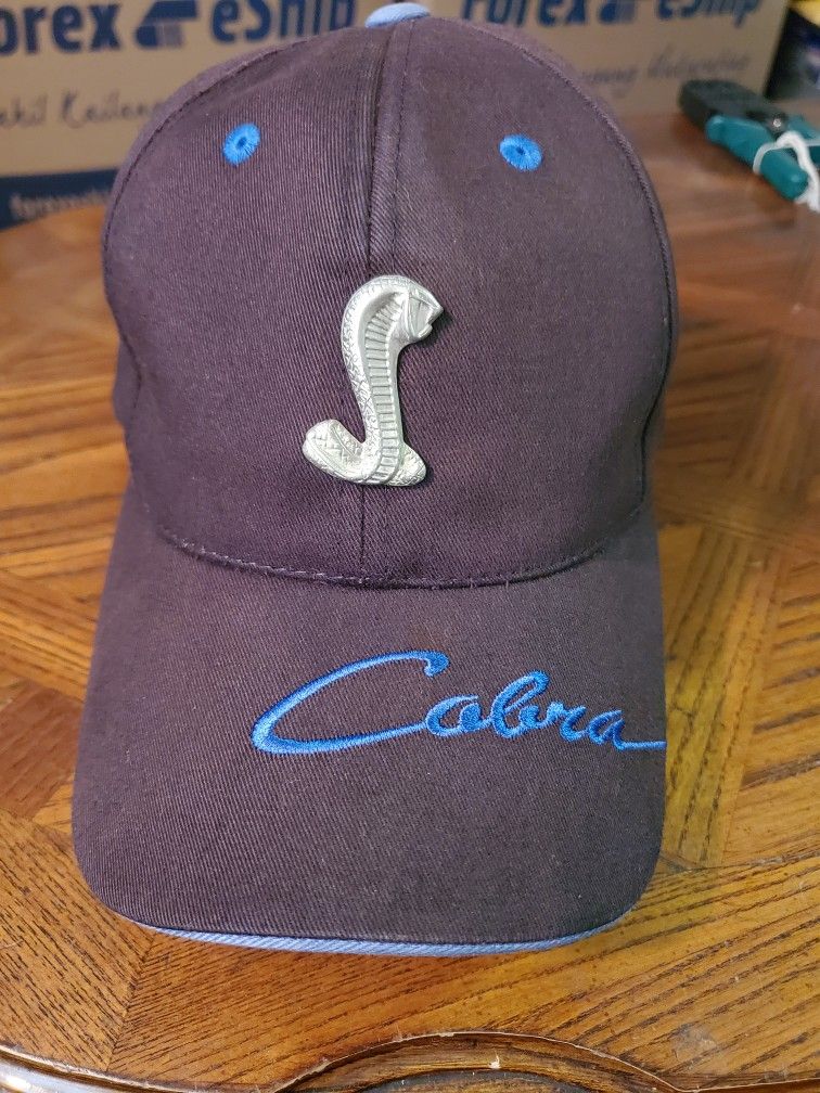 Rare Shelby Cobra the Ford collection hat black faded
