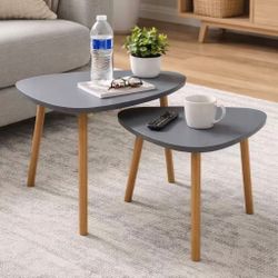 New In Box $20 Each Set Side Accent Tables Round Or Triangular Side Table Furniture Set 
