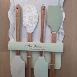 4 Piece Spatula Set
