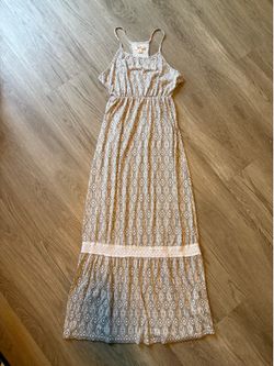 Mossimo gray maxi dress size small