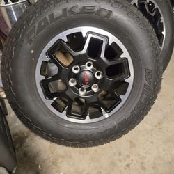 4 New 18' Factory Rims And Tires