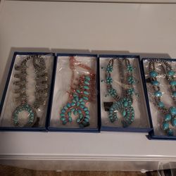 New Squash Blossom Replicas Necklaces