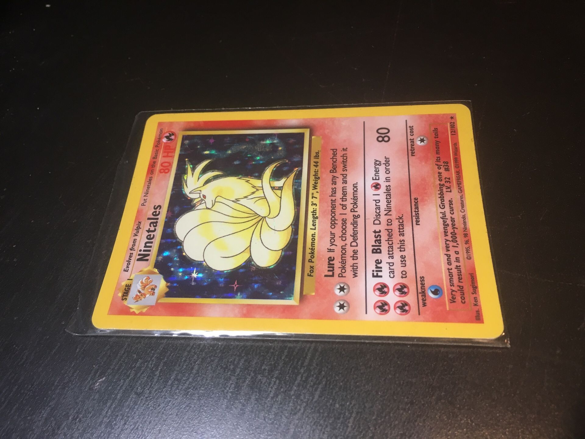 Rare, Collectible Pokemon Cards from Original 1999 Base Set - Holographic Clefairy / Holographic Ninetales!