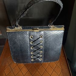 Final Sale! Rare 60’s Python Design Purse .