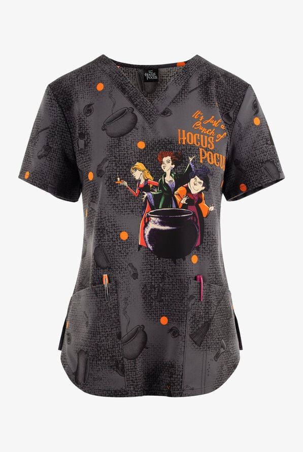 New- Disney + Dickies Halloween Scrub Tops