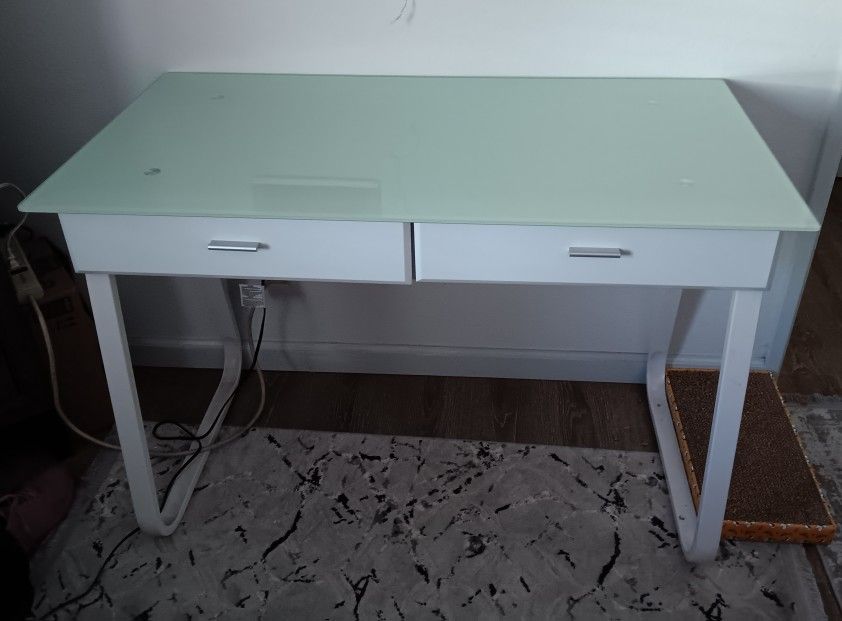 Glass Top Desk