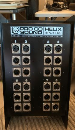 Pro Co Sound Inc Helix Splitter Professional Multipair Audio Cable System