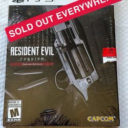 Resident Evil Requiem Ps5 Deluxe Steelbook Edition 
