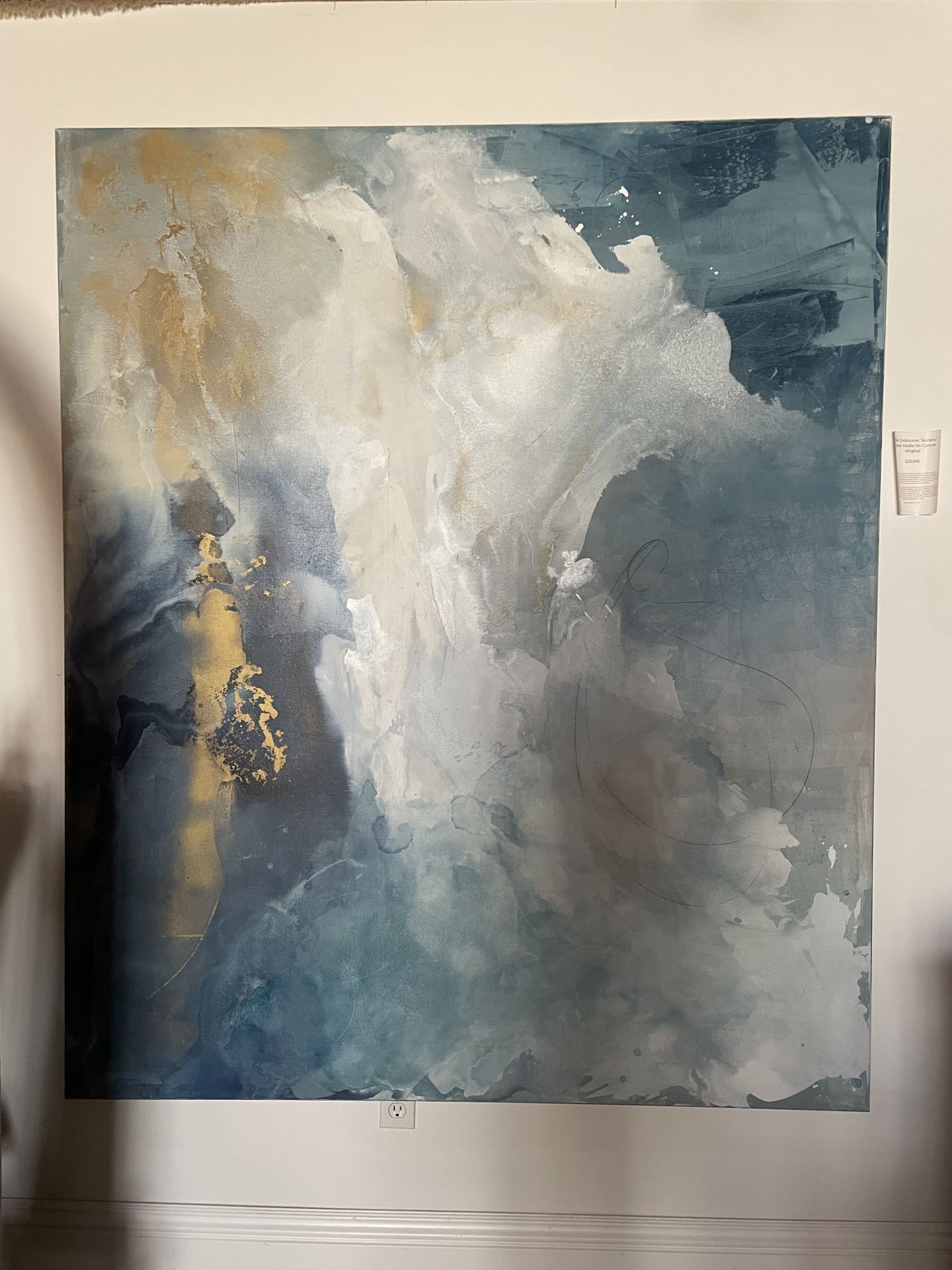 ‘Aurora’ By Julia Contacessi, Mixed Media On Canvas Original, 60”x 72”