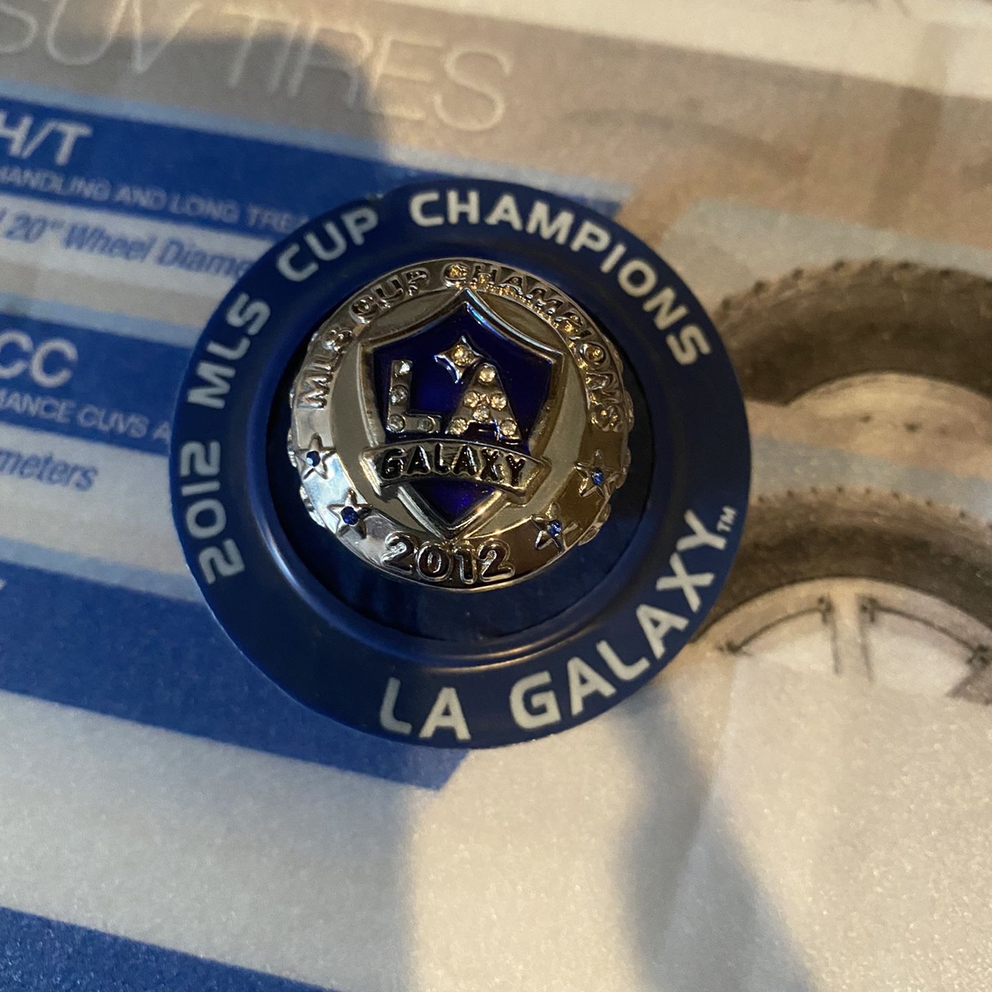 LA Galaxy on X: The Championship Ring Tee 💍 Available at the #LAGalaxy  Team Store at 1 pm.  / X