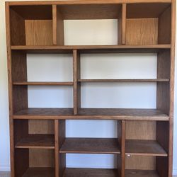 Solid Oak Bookshelf