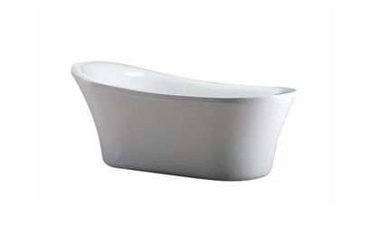 OVE Decors Skylar Freestanding Single-Slipper Soaking Bathtub